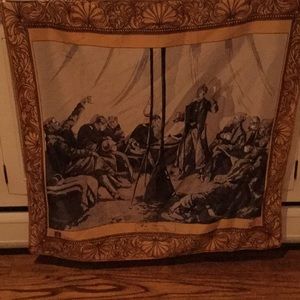 Remington painting depiction scarf.